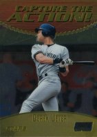 2000 Stadium Club Chrome Capture the Action #CA8 Derek Jeter Baseball Card