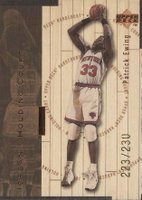 1998 Upper Deck Hardcourt Jordan Holding Court #J18 Michael Jordan/Patrick Ewing Bronze Basketball Card