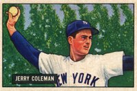 1951 Bowman #49 Jerry Coleman Baseball Card