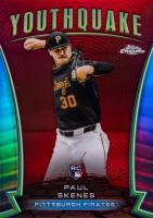 2024 Topps Chrome Youthquake #YQ51 Paul Skenes Update-Red Refractor Baseball Card