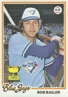 1978 Topps #196 Bob Bailor Baseball Card