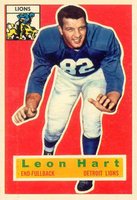 1956 Topps #104 Leon Hart Football Card
