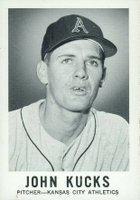 1960 Leaf #96 John Kucks Baseball Card