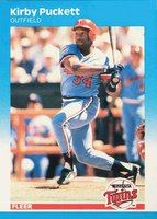 1987 Fleer Glossy #549 Kirby Puckett Baseball Card