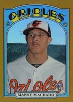 2013 Topps Archives #27 Manny Machado Gold Baseball Card