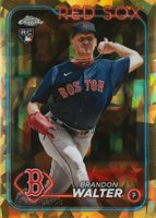 2024 Topps Chrome Sapphire #193 Brandon Walter Gold Baseball Card