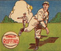 1943 M.P. & Co. # Charlie Ruffing Baseball Card