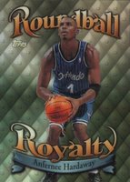 1998 Topps Roundball Royalty #R6 Anfernee Hardaway Refractor Basketball Card