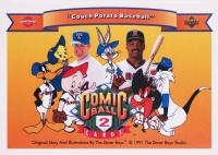 1991 Upper Deck Comic Ball 2 #37 Jackson w/Ryan Looney Tunes-Couch... Baseball Card