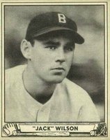 1940 Play Ball #31 Jack Wilson Baseball Card