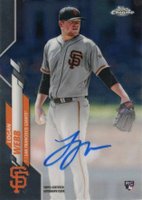 2020 Topps Chrome Rookie Autographs #RALW Logan Webb Baseball Card