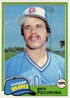 1981 Topps #326 Biff Pocoroba Baseball Card