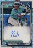 2024 Bowman Mega Box Chrome Bowman Prospect Mega Autographs #FC Felnin Celesten Baseball Card