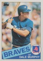 1985 Topps #320 Dale Murphy Baseball Card