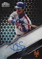 2020 Topps Chrome Black Autographs #DST Darryl Strawberry Refractor Baseball Card