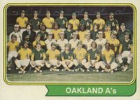 1974 Topps #246 Oakland A's Baseball Card