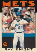 1986 Topps Tiffany #27 Ray Knight Baseball Card