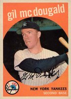 1959 Topps #345 Gil McDougald Baseball Card