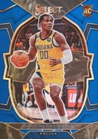 2022 Panini Select #79 Bennedict Mathurin Blue Prizm Basketball Card