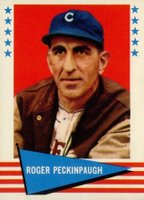 1961 Fleer #132 Roger Peckinpaugh Baseball Card