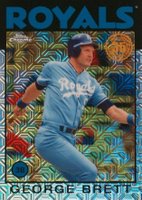 2021 Topps Silver Pack 1986 Chrome Promo #48 George Brett Baseball Card