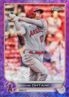 2022 Topps Chrome Logofractor Edition #1 Shohei Ohtani Purple Baseball Card