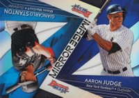 2017 Bowman's Best Mirror Image #MI-1 Aaron Judge/Giancarlo Stanton Baseball Card