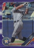 2019 Bowman Draft #BDC140 Korey Lee Chrome-Purple Refractor Baseball Card