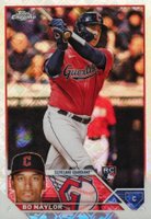 2023 Topps Chrome Logofractor Edition #54 Bo Naylor Baseball Card