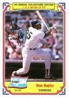 1984 Drake's #1 Don Baylor Baseball Card