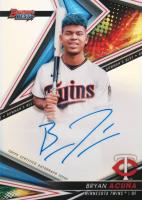 2022 Bowman's Best Best of 2022 Autographs #B22BA Bryan Acuna Refractor Baseball Card