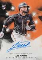 2024 Topps Baseball Stars Autographs #BSALM Luis Matos Baseball Card