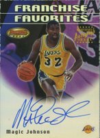 2000 Bowman's Best Franchise Favorites #FF2A Magic Johnson Franchise Fav.-Autograph Basketball Card