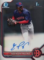 2022 Bowman Chrome Prospect Autographs #CPAEP Eddinson Paulino Baseball Card