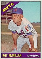 1966 Topps #421 Roy McMillan Baseball Card