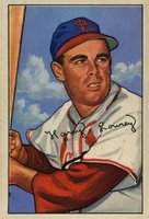 1952 Bowman #102 Peanuts Lowrey Baseball Card