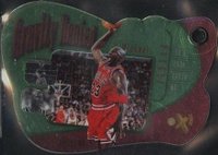 1997 Skybox E-X2001 Gravity Denied #9 Michael Jordan Basketball Card