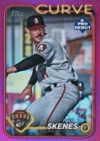 2024 Topps Pro Debut #PD140 Paul Skenes Fuchsia Foil Baseball Card