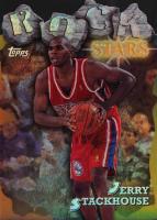 1997 Topps Rock Stars #RS2 Jerry Stackhouse Refractor Basketball Card