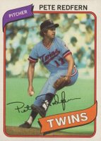1980 Topps #403 Pete Redfern Baseball Card