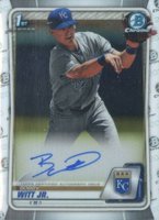 2020 Bowman Chrome Prospect Autographs #CPABWJ Bobby Witt Jr. Baseball Card