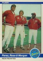 1984 Fleer #636 Reds Reunited Baseball Card