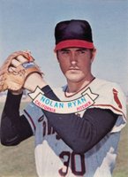 1972 Topps Candy Lids Test Issue # Nolan Ryan Square Proof Baseball Card