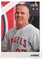 2015 Topps Heritage  #500 Mike Trout Gray Jersey-Chrome-Refractor Baseball Card
