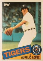 1985 Topps Tiffany #539 Aurelio Lopez Baseball Card