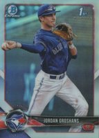 2018 Bowman Draft #BDC56 Jordan Groshans Chrome-Refractor Baseball Card