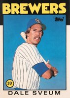 1986 Topps Traded Tiffany #106T Dale Sveum Baseball Card
