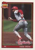 1991 O-Pee-Chee #130 Ozzie Smith Baseball Card