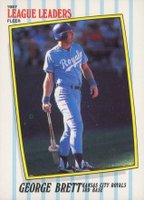 1987 Fleer League Leaders #5 George Brett Baseball Card