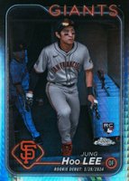 2024 Topps Chrome Update #USC185 Jung-Hoo Lee Prism Refractor Baseball Card